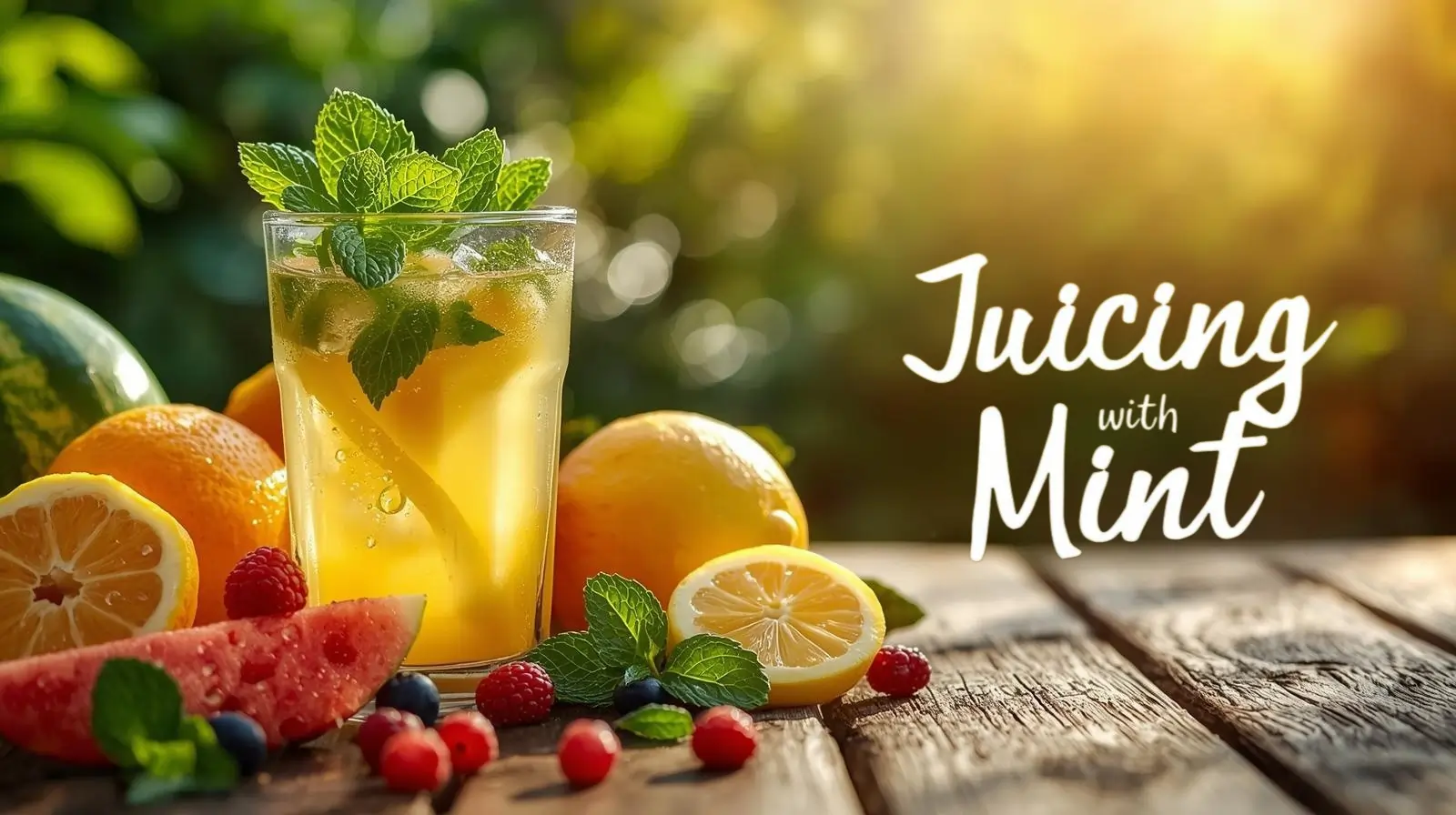 Mr. Mojito flavored drinks and Mr. Basil seed beverages - six bottles of refreshing fruit-flavored drinks with natural ingredients including mojito cocktail mix and basil seed drinks